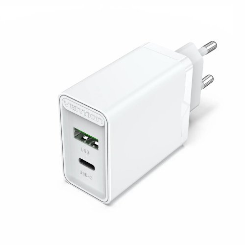 Vention бързо зарядно Fast Charger Wall - QC4.0, PD Type-C + QC3.0 USB A