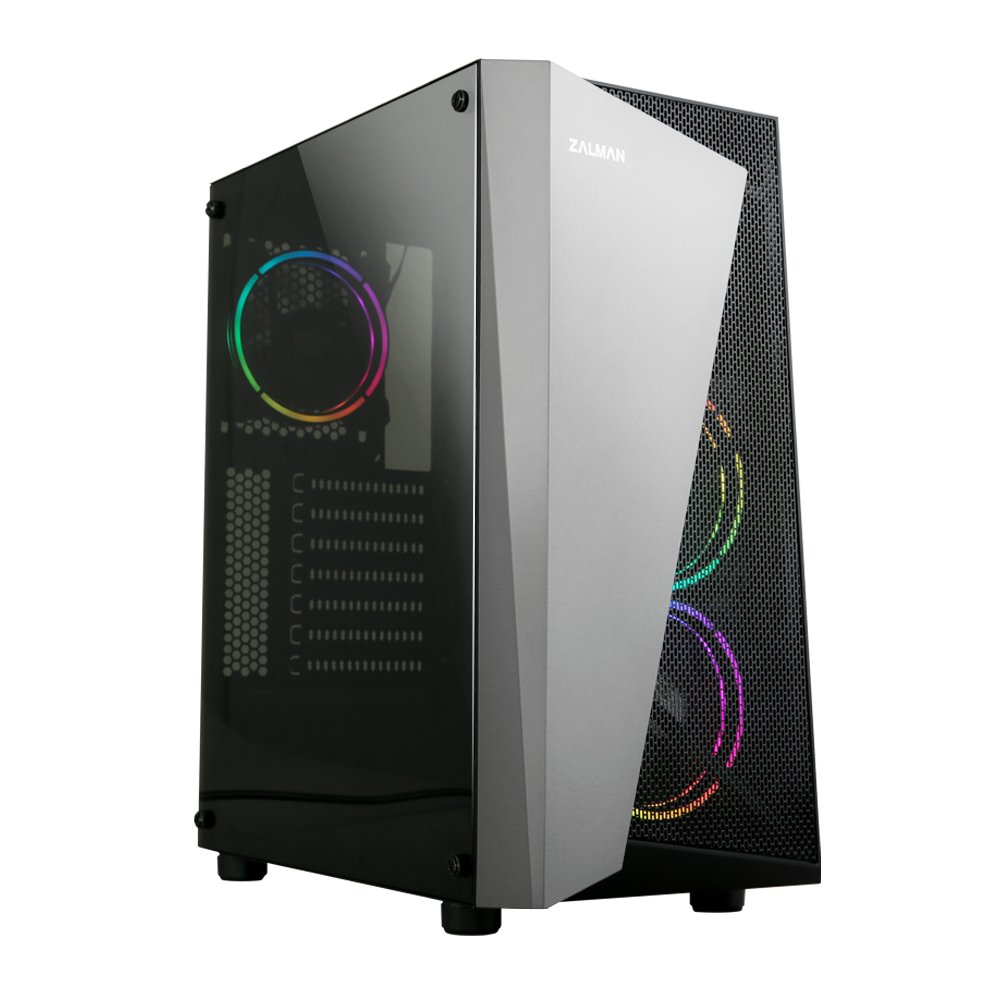 Zalman кутия ATX S4 PLUS RGB - ZM-S4-PLUS
