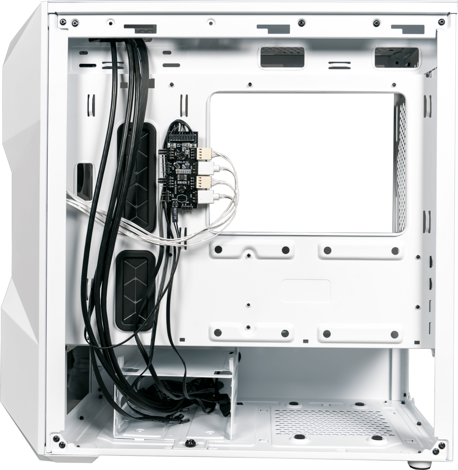 Кутия Cooler Master MasterBox TD300 Mesh, Бяла - CM-CASE-TD300-WGNN-S00